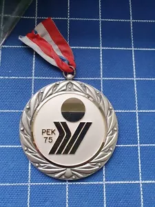 SILVER medal 2nd place basketball FIBA Eurobasket PEK 1975 Europe cup Yugoslavia - Picture 1 of 5