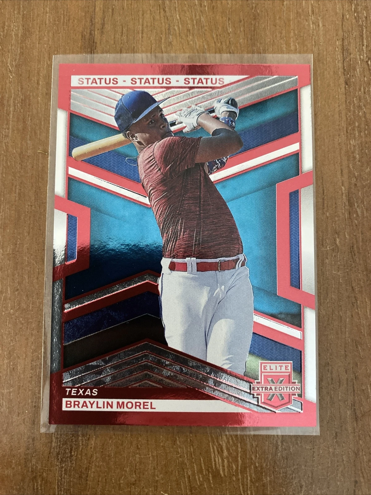 2023 Panini Elite Extra Edition - Braylin Morel - Red Status Parallel - 095/199