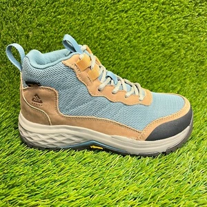 Teva Ridgeview Mid RP Womens Size 5 Blue Tan Outdoor Waterproof Hiking Boots - Picture 1 of 11