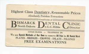 Blotter: Bismarck, North Dakota Dental Clinic, Free Examinations, Painless Claim - Picture 1 of 2