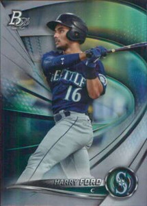2022 Bowman Platinum Top Prospects #TOP-40 Harry Ford Seattle Mariners