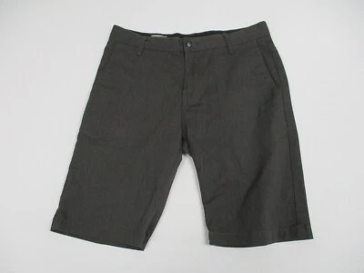 Volcom Men's Shorts Size 31 Gray Chino Flat Front Casual Pockets Stretch - Image 1 of 4