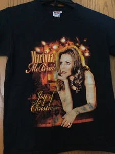 Martina McBride - “Joy Of Christmas” - Black Shirt - Youth M - Anvil - Picture 1 of 3