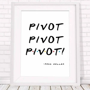 ROSS GELLER QUOTE - Friends Poster Picture Print Sizes A5 to A0 *FREE DELIVERY - Picture 1 of 14