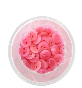 12 Stk Hemd Blusen Knöpfe 2 Loch PINK Töne 6mm - 15mm botones düğmeler - Picture 1 of 3