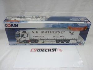 Camión moderno Corgi 1:50th/Haulage CC16003 Volvo FH4 lado cortina V.G mathers - Imagen 1 de 4