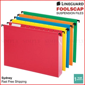 25x Suspension Files Foolscap Hanging Files Folders Tabs Colours Filing Cabinet - Picture 1 of 17