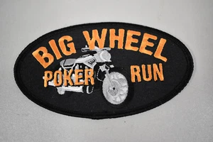 BIG WHEEL HOG Chapter Poker Run Pin - Harley Davidson PATCH - Picture 1 of 1