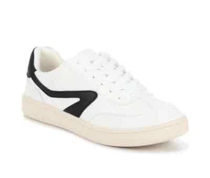 Dolce Vita Ladies' Vasser Fashion Sneakers White Black Size 11 - Picture 1 of 7