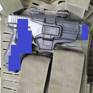 Fab MX Level 2 Retention Holster w360 Swivel Molle compatible fits Glock 9mm 40.