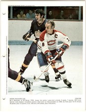 1973-74 Dimanche / Derniere Heure Photos Henri Richard #NNO Montreal Canadiens