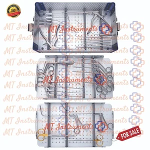 Juego de instrumentos Fess cirugía endoscópica de senos paranasales otorrinolaringólogos acero alemán con caja A+ - Imagen 1 de 5