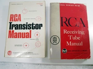 Manual de transistor manual de tubo de recepción RCA RC-23 y RCA 1967 edición 1964 de colección - Imagen 1 de 8
