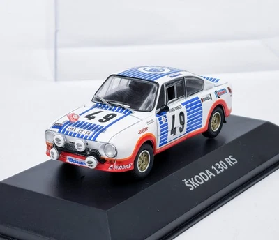 DE AGOSTINI Skoda 130 RS (1977) Nr.49 Rallye Monte Carlo + Plexiglasbox DeA 1:43