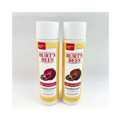 DOS Burt's Bees Acondicionador Muy Voluminizador Granada 10 fl oz ea Nuevo Foto 1 de 2