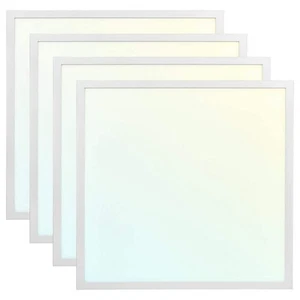 LUXRITE 2 x 2 ft. Integrated LED Flat Panel Light, 5-CCT 3000K - 6500K, 20W/30W - Picture 1 of 7