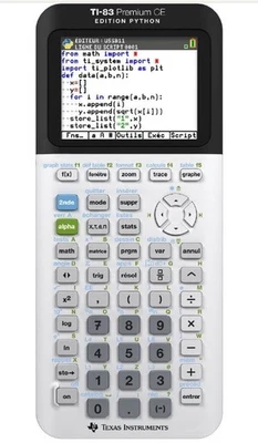 Texas Instruments TI-83 PREMIUM CE EDITION PYTHON Grafikrechner - Bild 1 von 4