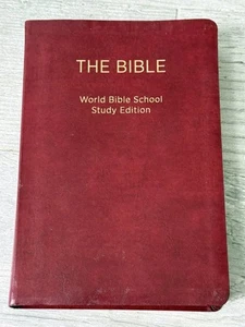 ✝️ The Bible ESV English Standard Version World Bible School Study Edition WBS - Foto 1 di 8