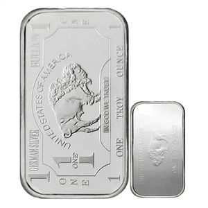 Moneda de plata .999 barra de plata bisonte americano de 1 oz - Imagen 1 de 12