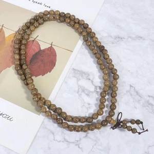Bracciale Perline Buddiste Miss Man Preghiera Uomo Buddismo Fatto a Mano Buddha Bangle - Foto 1 di 11