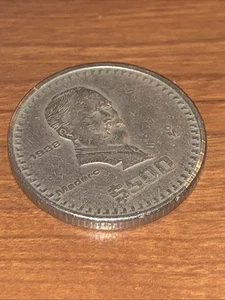 Vintage 1988 $500 Pesos Peso Madero Mexican Mexico Coin Currency RARE NICE - Picture 1 of 6