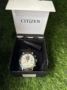Citizen Men's Eco Drive Brycen Chronograph W/ Ivory Dial B612-S111684 - Picture 1 of 7
