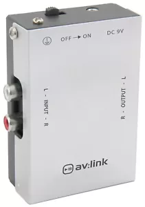 Phono Preamp Mains Power Pre-amplifier Stereo Vinyl Turntable Amp Aux Line Level - Picture 1 of 5
