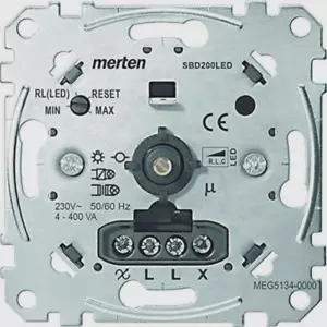 Merten MEG5134-0000 Drehdimmer Einsatz für dimmbare Halogenlampen + LED Lampen - Bild 1 von 1