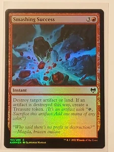 Smashing Success - NM - FOIL - COMMON [Kaldheim] MTG - Picture 1 of 1