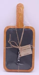 CREATIVE HOME CHEESE PADDLE SLATE & PINE NEW - Picture 1 of 2