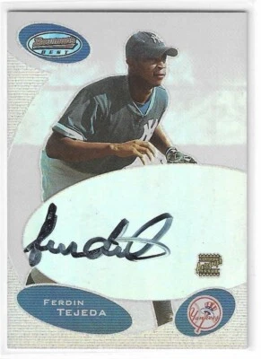 Ferdin Tejeda 2003 Bowman's Best Autograph Rookie Card #FT - Image 1 of 2