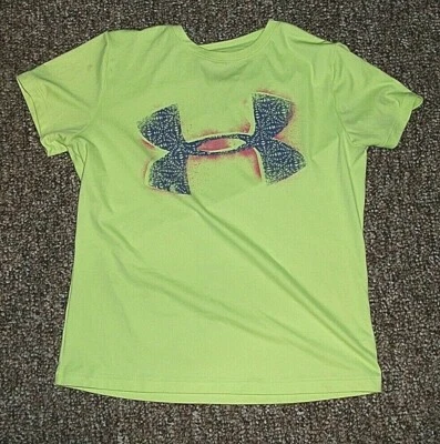  UNDER ARMOUR UNISEX AMARILLO CLARO juvenil YMD equipo de calor medio Foto 1 de 3