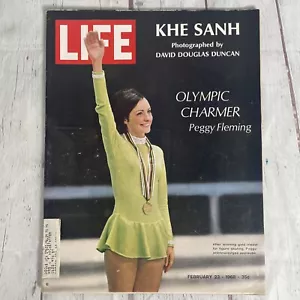 LIFE Magazine, Feb 23 1968, Peggy Fleming, Khe Sanh, Gen. Washington Letters - Foto 1 di 3