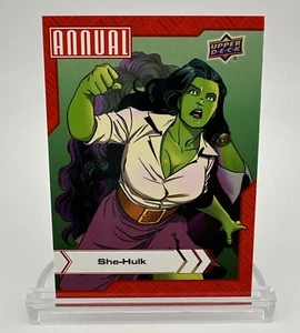 2022-2023 Upper Deck Marvel Annual SHE-HULK (Pack Fresh Top Loader) - Picture 1 of 9