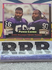 1993 Pro Set Power Combo #7 Chris Doleman / Henry Thomas card, Minnesota Vikings