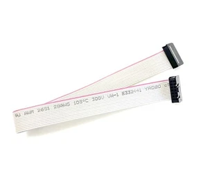 2x cable de banda plana 14 polos cable flexible 30 cm 2x conector interfaz cable #R6-D3 - Imagen 1 de 1