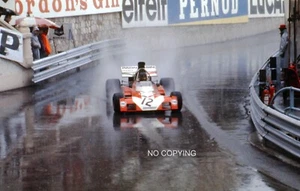 ANDREA DE ADAMICH SURTEES TS9 CERAMICA PAGNOSSIN SLIDE 1972 MONACO GP  35MM - Picture 1 of 2