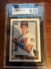 1992 Topps Traded Gold Nomar Garciaparra #39T SGC 8.5 Boston Red Sox Rookie RC