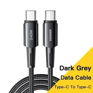 2PCS PD 240W Super Fast Charger USB Type C to Type C Cable Quick Charge Wire - Picture 1 of 9