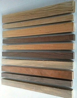 WOOD-HAWK NO KNOTS 3/4"x1"x24" WALNUT Ash MAPLE Oak CHERRY Board Edge Wood Cutting 30 pcs