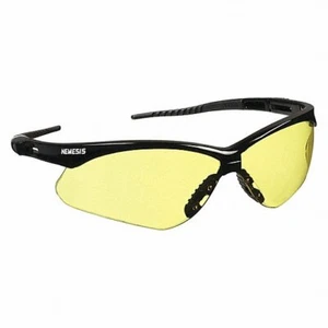 KLEENGUARD 25659 Scratch-Resistant Safety Glasses , Amber Lens Color,Black Frame - Picture 1 of 3