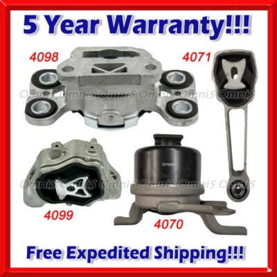 Juego de montaje de motor y transmisión N304 para Land Rover LR2 2013-2015 2,0 L AUTOMÁTICO de 4 piezas Foto 1 de 4