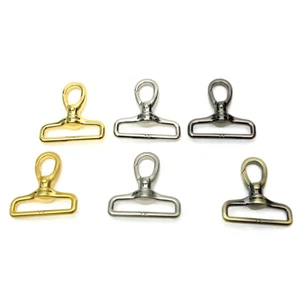 Clips Giratorios Cabeza Redonda 40mm-Metal Chapado, Herramientas Artesanales de Cuero, para Correas de 40mm - Imagen 1 de 6