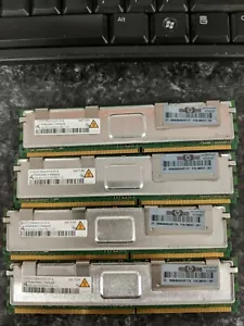 HP HYS72T256420HFA-ES-B 2GB PC-2 5300 DDR2 -667 MHz 8gb (2gbx4) Set - Picture 1 of 2