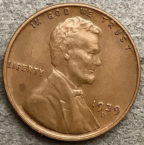 1939 D * Lincoln Wheat Cent - High Grade ~ A721 Cover