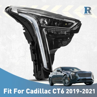 For 2019-2021 Cadillac CT6 LED Headlight w/o Cornering Light Passenger  Side Foto 1 de 4