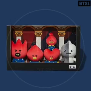 BTS BT21 Official Authentic Goods TATA Doll SET Universe Ver + Tracking Number - Imagen 1 de 3