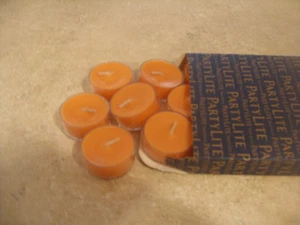Partylite 2 BOXEN GEWÜRZTER PUMPKIN Teelichter 24 TEES Neu im Karton - Bild 1 von 1