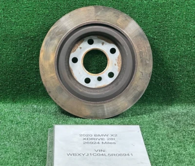 2016-2023 BMW X2 X1 F39 F48 Rear Right or Left Brake Rotor Disc OEM - Image 1 of 4