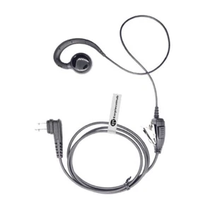 C Shape Inline Swivel PTT Earpiece for Hytera TC-700 TC-610 Warehouse Outdoor - Picture 1 of 12